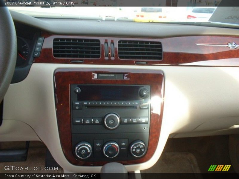 White / Gray 2007 Chevrolet Impala LS