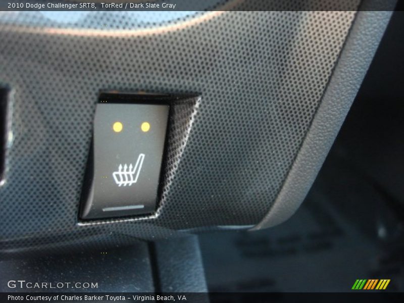 TorRed / Dark Slate Gray 2010 Dodge Challenger SRT8