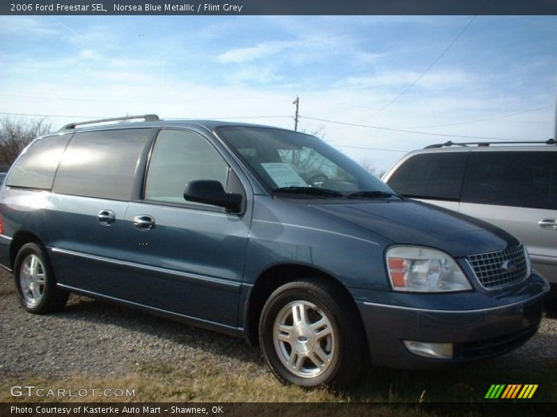 Norsea Blue Metallic / Flint Grey 2006 Ford Freestar SEL