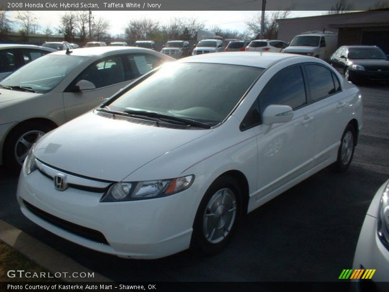 Taffeta White / Ivory 2008 Honda Civic Hybrid Sedan