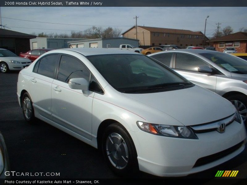 Taffeta White / Ivory 2008 Honda Civic Hybrid Sedan