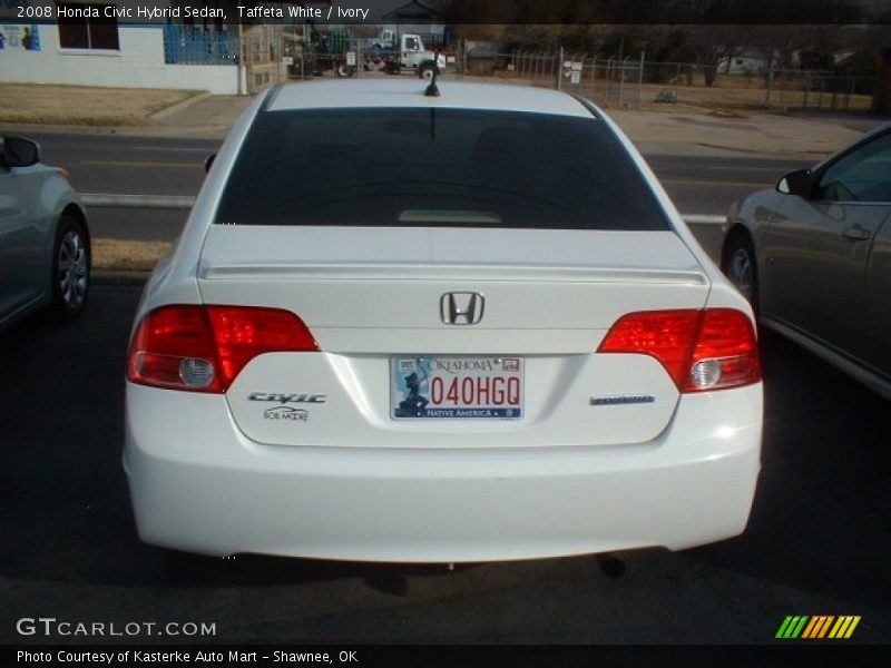 Taffeta White / Ivory 2008 Honda Civic Hybrid Sedan