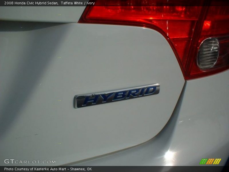 Taffeta White / Ivory 2008 Honda Civic Hybrid Sedan