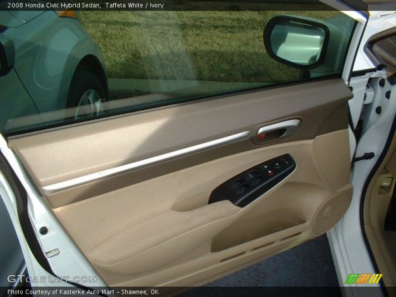 Taffeta White / Ivory 2008 Honda Civic Hybrid Sedan