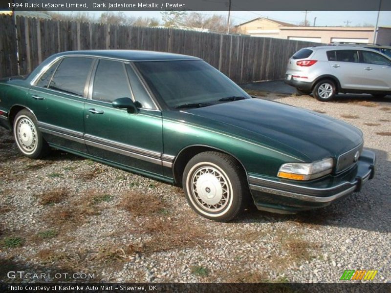 Dark Jadestone Metallic / Pewter 1994 Buick LeSabre Limited