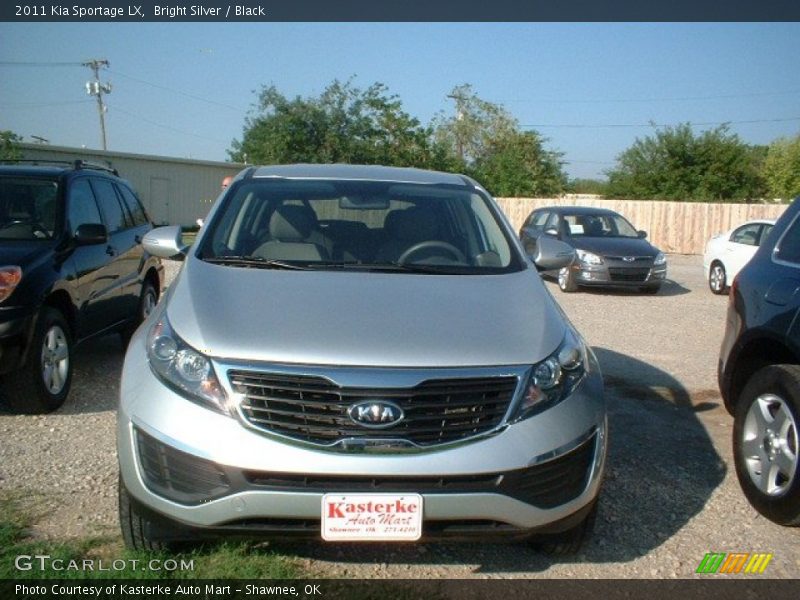Bright Silver / Black 2011 Kia Sportage LX
