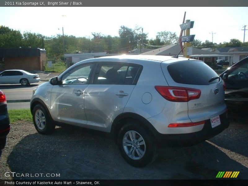 Bright Silver / Black 2011 Kia Sportage LX