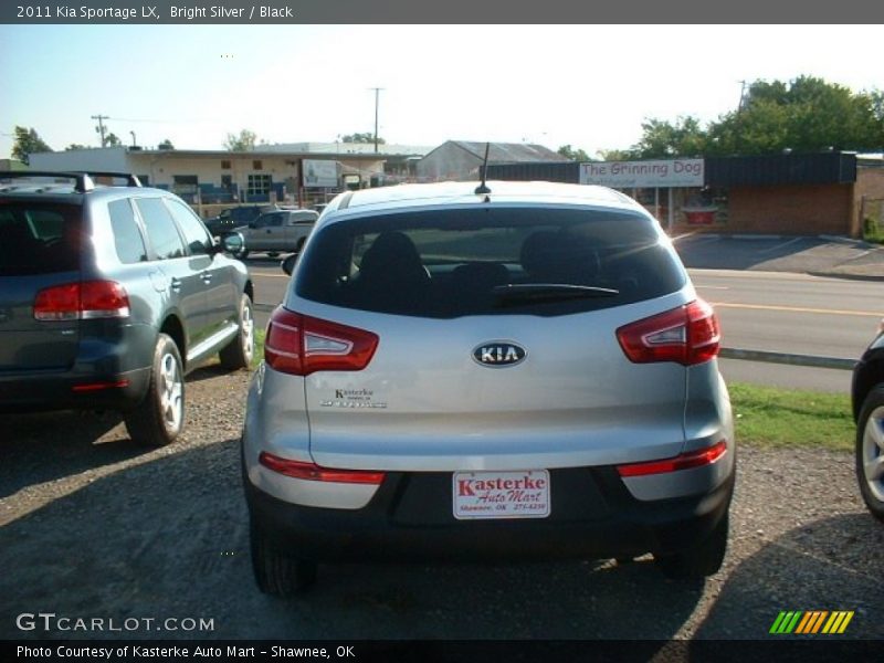 Bright Silver / Black 2011 Kia Sportage LX