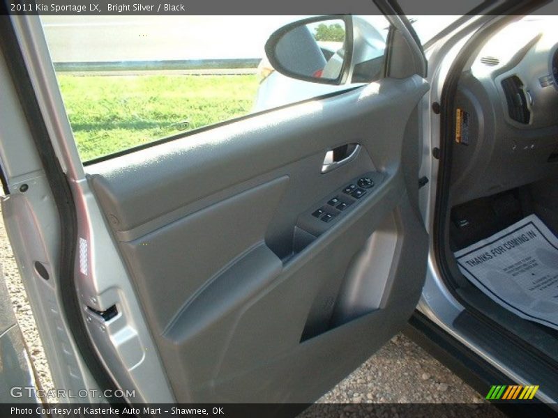 Bright Silver / Black 2011 Kia Sportage LX