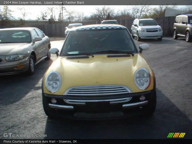 Liquid Yellow / Panther Black 2004 Mini Cooper Hardtop