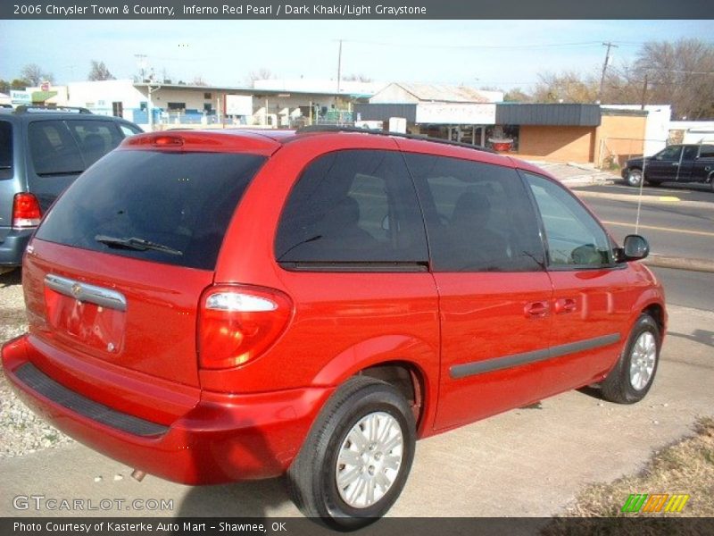Inferno Red Pearl / Dark Khaki/Light Graystone 2006 Chrysler Town & Country