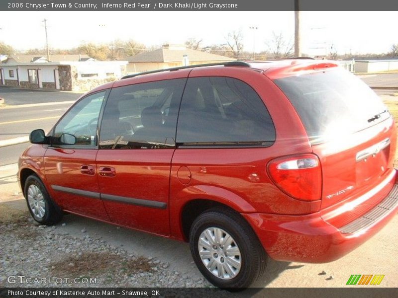 Inferno Red Pearl / Dark Khaki/Light Graystone 2006 Chrysler Town & Country