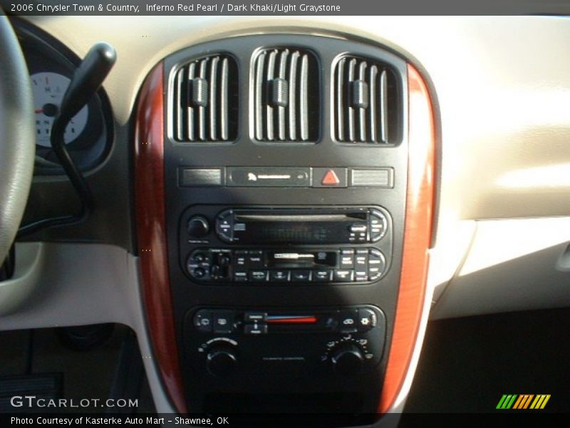 Inferno Red Pearl / Dark Khaki/Light Graystone 2006 Chrysler Town & Country