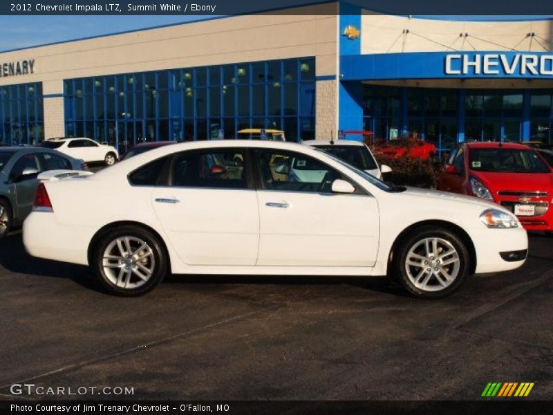 Summit White / Ebony 2012 Chevrolet Impala LTZ