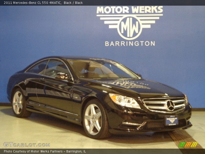 Black / Black 2011 Mercedes-Benz CL 550 4MATIC