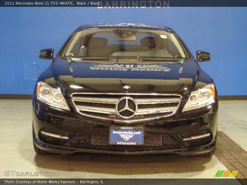 Black / Black 2011 Mercedes-Benz CL 550 4MATIC