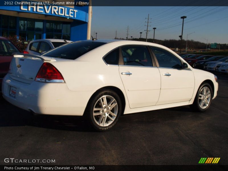 Summit White / Ebony 2012 Chevrolet Impala LTZ