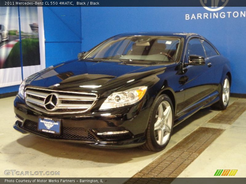 Black / Black 2011 Mercedes-Benz CL 550 4MATIC