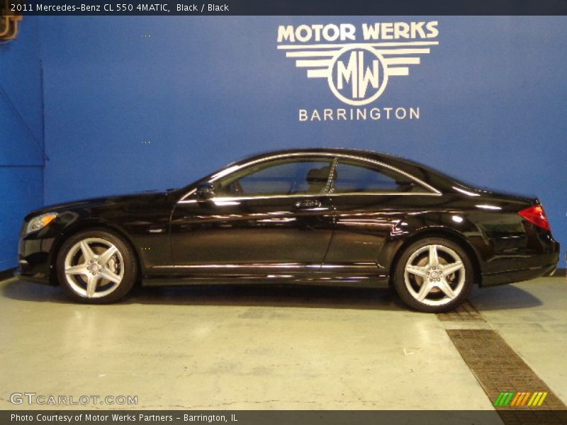 Black / Black 2011 Mercedes-Benz CL 550 4MATIC