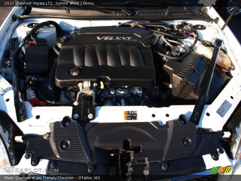 Summit White / Ebony 2012 Chevrolet Impala LTZ