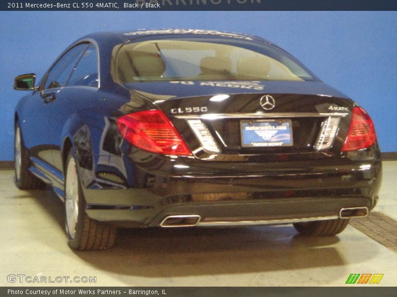Black / Black 2011 Mercedes-Benz CL 550 4MATIC