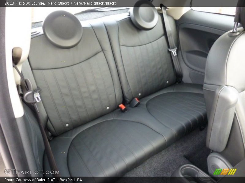 Nero (Black) / Nero/Nero (Black/Black) 2013 Fiat 500 Lounge