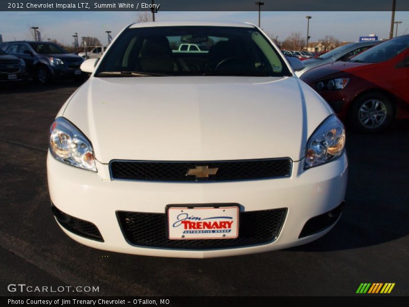 Summit White / Ebony 2012 Chevrolet Impala LTZ