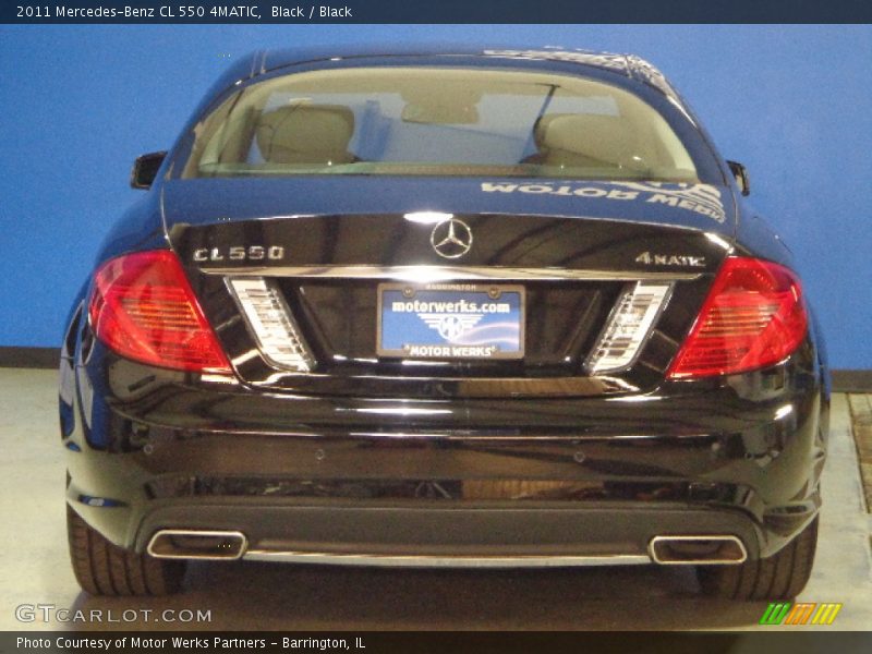 Black / Black 2011 Mercedes-Benz CL 550 4MATIC