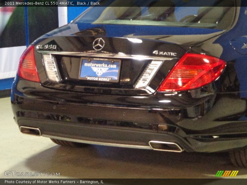 Black / Black 2011 Mercedes-Benz CL 550 4MATIC