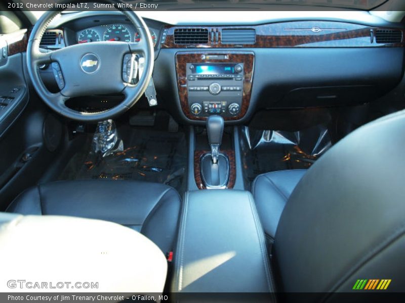 Summit White / Ebony 2012 Chevrolet Impala LTZ