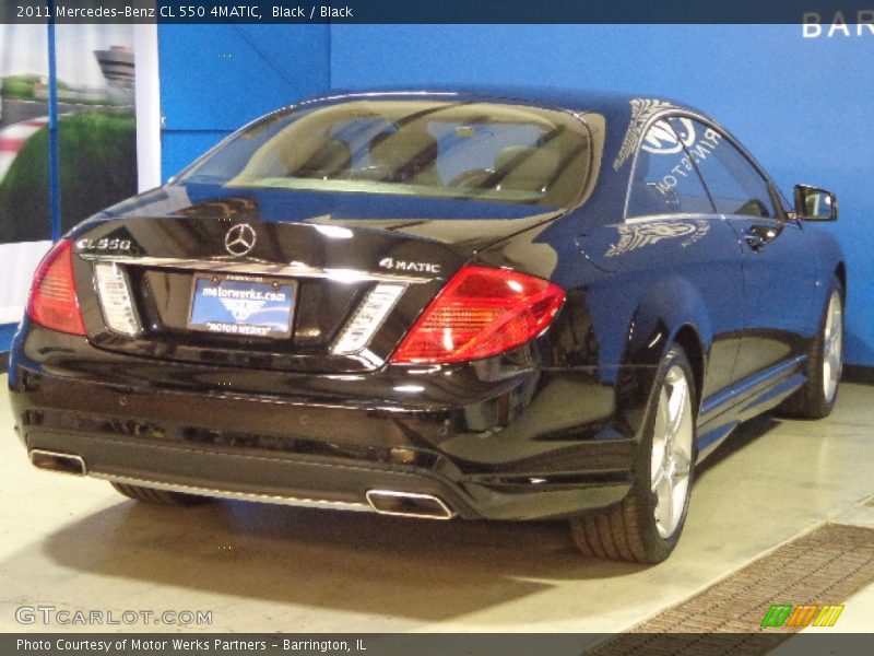 Black / Black 2011 Mercedes-Benz CL 550 4MATIC