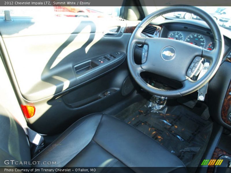 Summit White / Ebony 2012 Chevrolet Impala LTZ