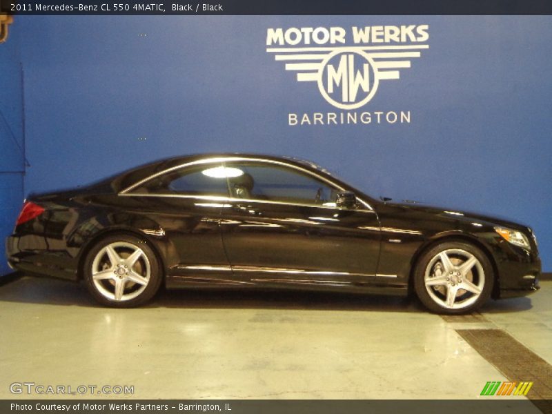 Black / Black 2011 Mercedes-Benz CL 550 4MATIC
