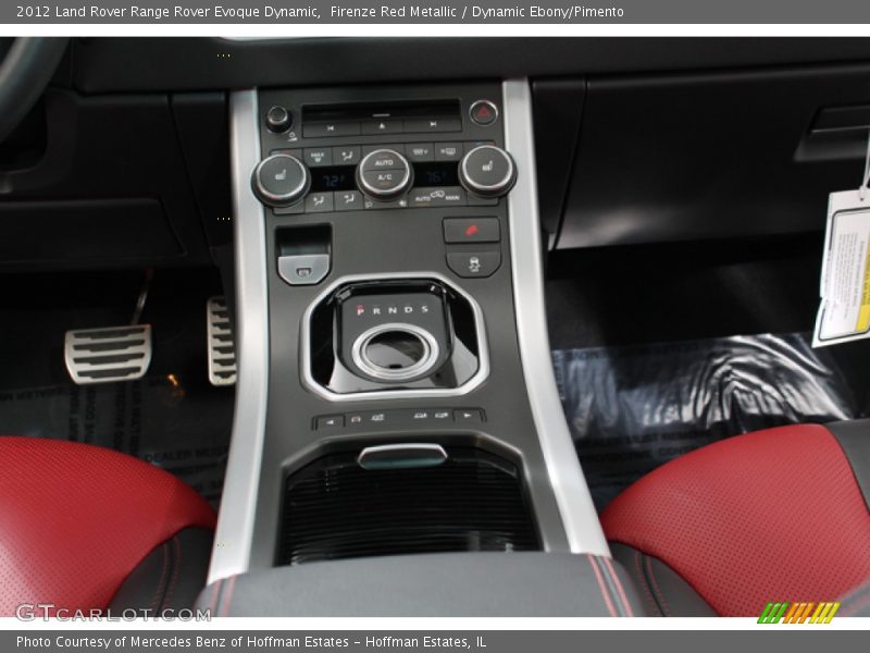 Controls of 2012 Range Rover Evoque Dynamic