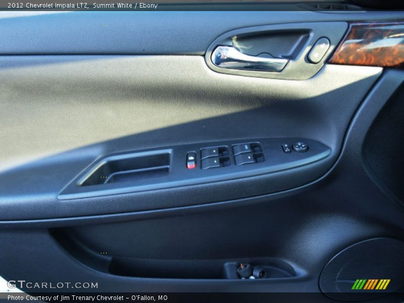 Summit White / Ebony 2012 Chevrolet Impala LTZ