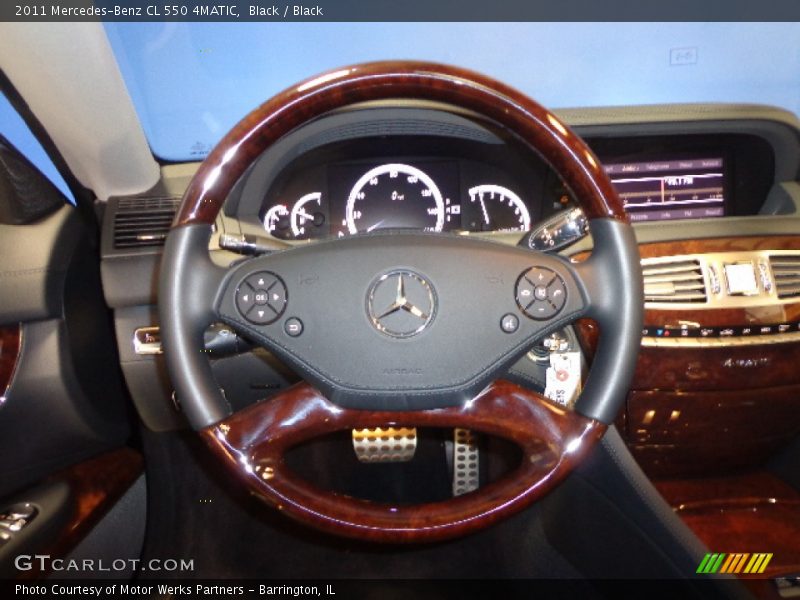 Black / Black 2011 Mercedes-Benz CL 550 4MATIC