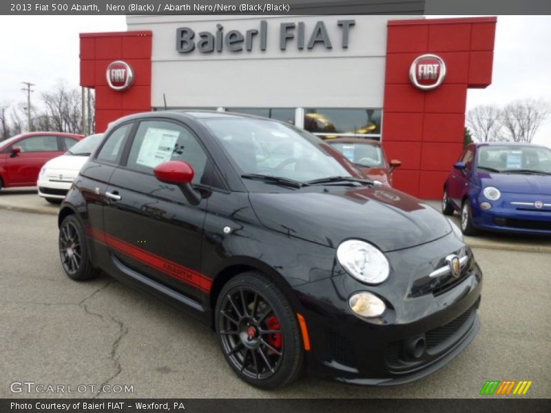 Nero (Black) / Abarth Nero/Nero (Black/Black) 2013 Fiat 500 Abarth