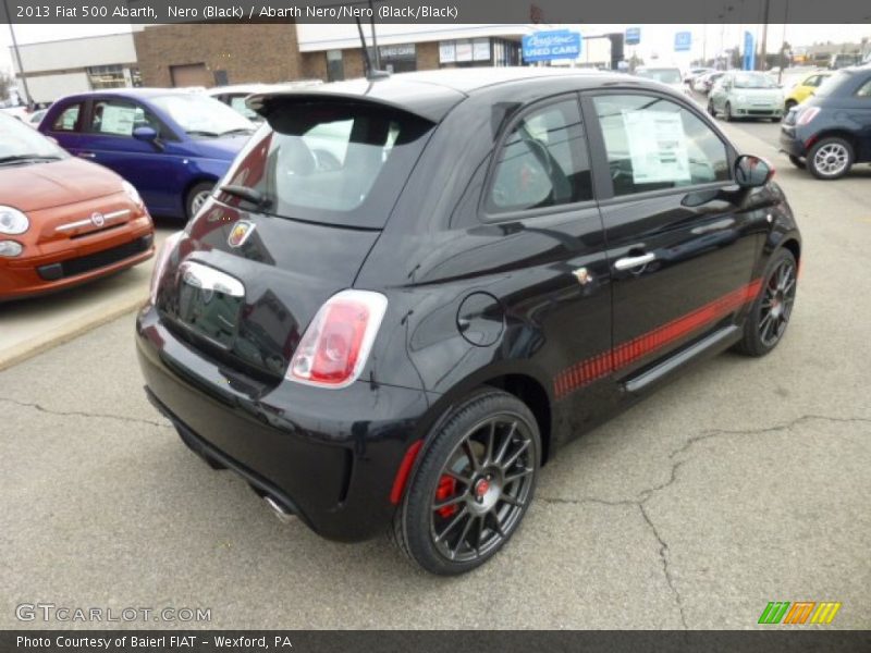 Nero (Black) / Abarth Nero/Nero (Black/Black) 2013 Fiat 500 Abarth