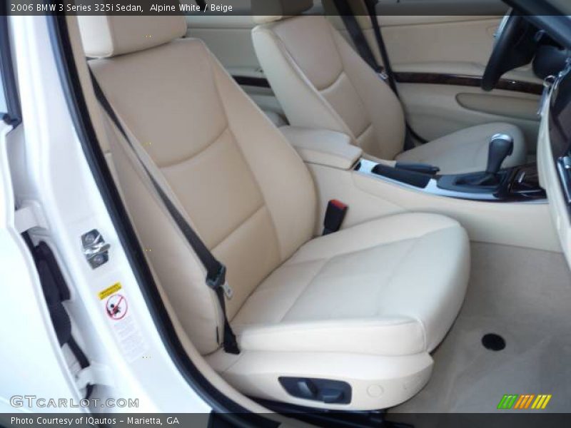 Alpine White / Beige 2006 BMW 3 Series 325i Sedan