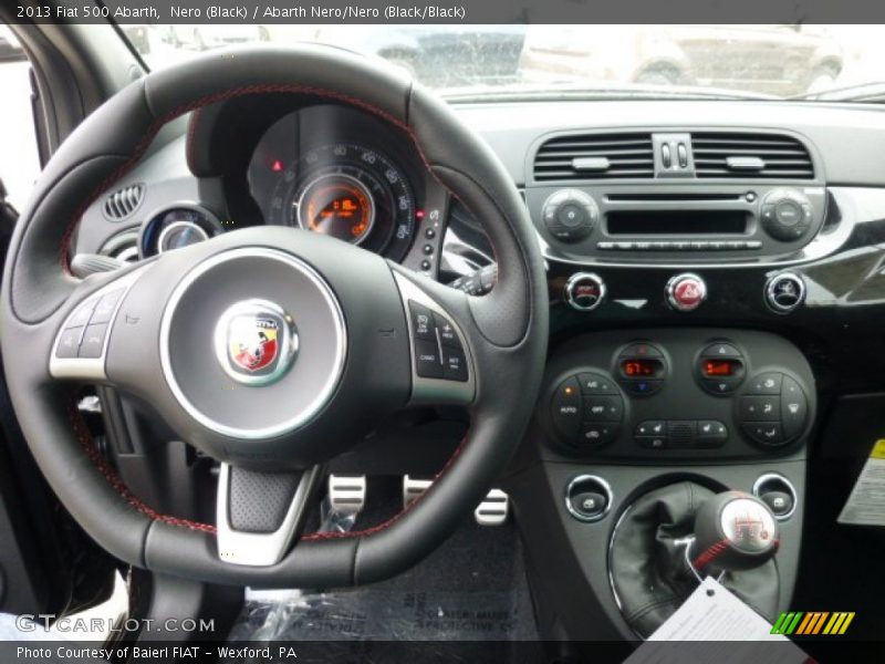 Dashboard of 2013 500 Abarth