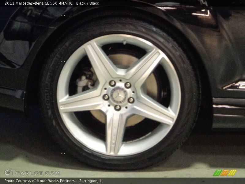Black / Black 2011 Mercedes-Benz CL 550 4MATIC