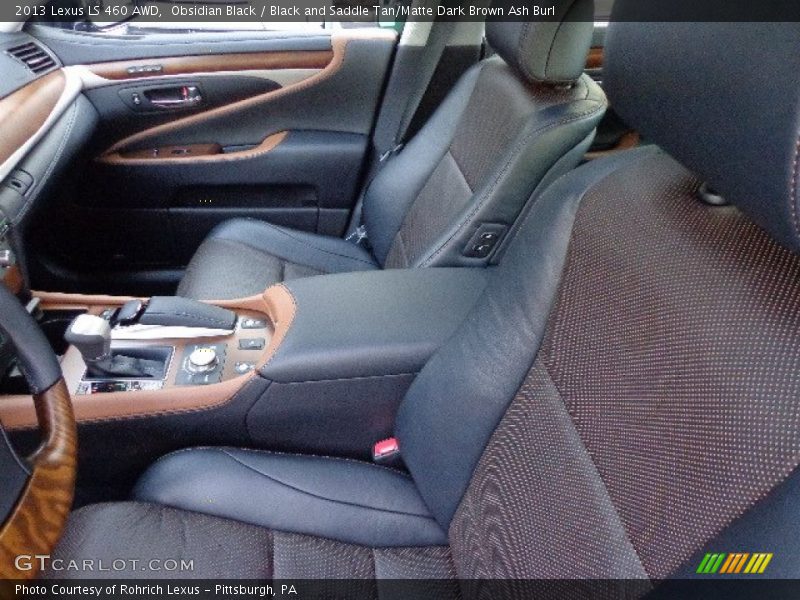 Front Seat of 2013 LS 460 AWD
