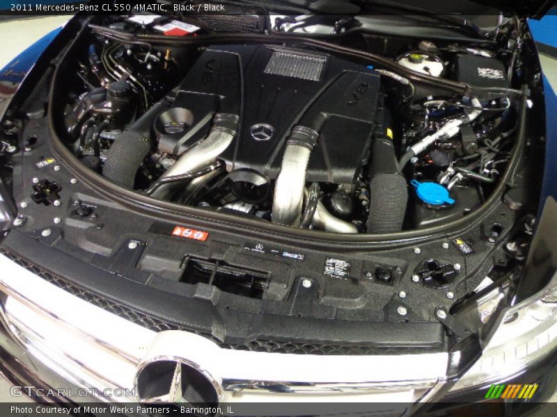 Black / Black 2011 Mercedes-Benz CL 550 4MATIC