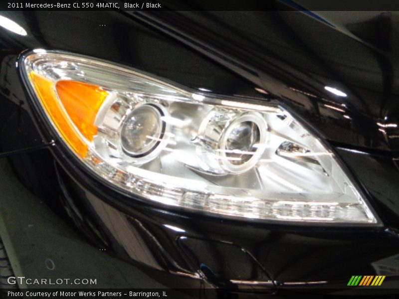 Black / Black 2011 Mercedes-Benz CL 550 4MATIC