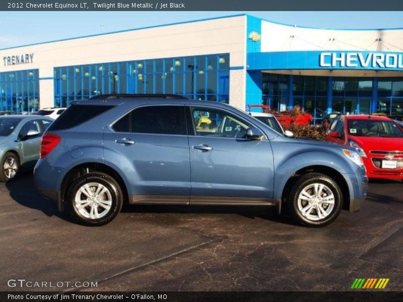 Twilight Blue Metallic / Jet Black 2012 Chevrolet Equinox LT