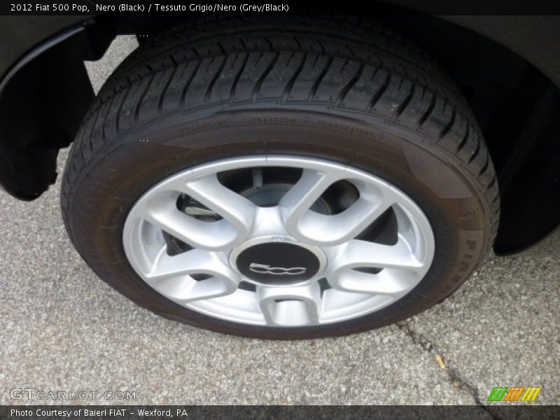 Nero (Black) / Tessuto Grigio/Nero (Grey/Black) 2012 Fiat 500 Pop