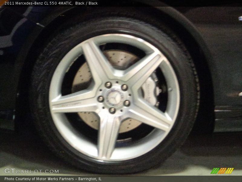 Black / Black 2011 Mercedes-Benz CL 550 4MATIC