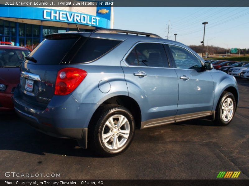 Twilight Blue Metallic / Jet Black 2012 Chevrolet Equinox LT