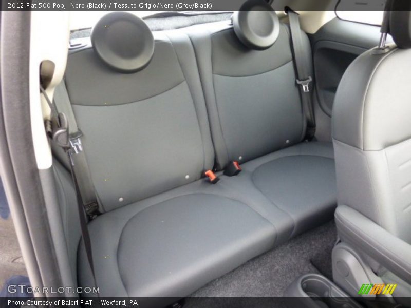 Nero (Black) / Tessuto Grigio/Nero (Grey/Black) 2012 Fiat 500 Pop