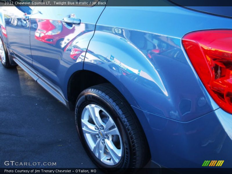 Twilight Blue Metallic / Jet Black 2012 Chevrolet Equinox LT